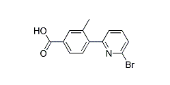 4-(6-Bromopyridin-2-yl)-3-methylbenzoic acid